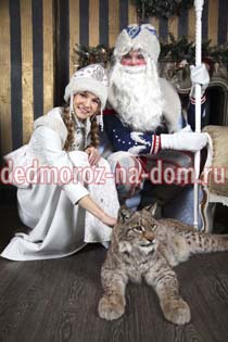 Костюмы Деда Мороза и Снегурочки -  Комплект «Купеческий»