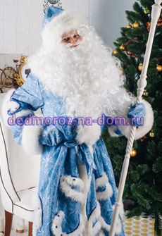 Костюмы Деда Мороза и Снегурочки -  Комплект «Северный»