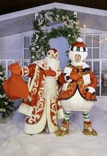 Костюмы Деда Мороза и Снегурочки -  Комплект «Задорный Снеговик»