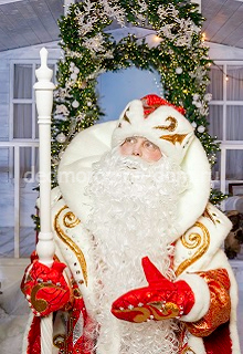 Костюмы Деда Мороза и Снегурочки -  Комплект «Хрустальный»